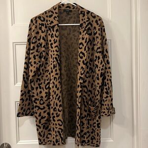 JCREW Leopard Cardigan